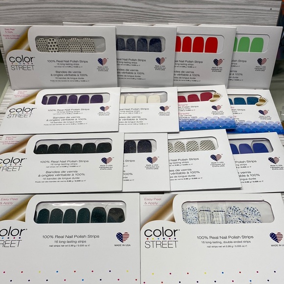 Color Street Other - Lot of 14 Color Street Nail Strip Sets! NIP Neons-Glitters-Pedicure-Overlays